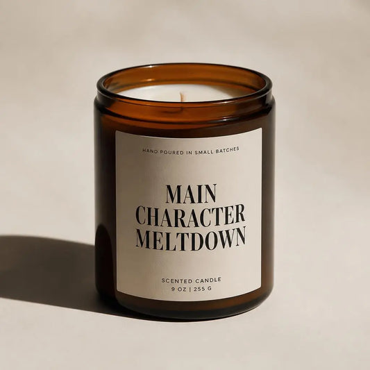 Main Character Meltdown candle